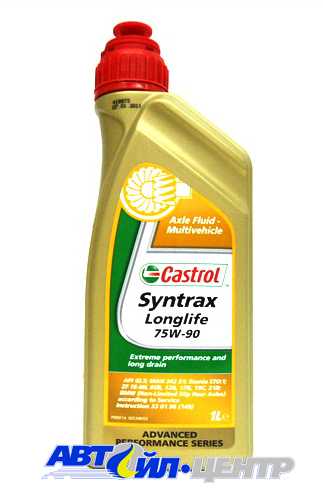Castrol Syntrax Longlife GL-5 75W90 синт 1л (12 в уп) 03100110
