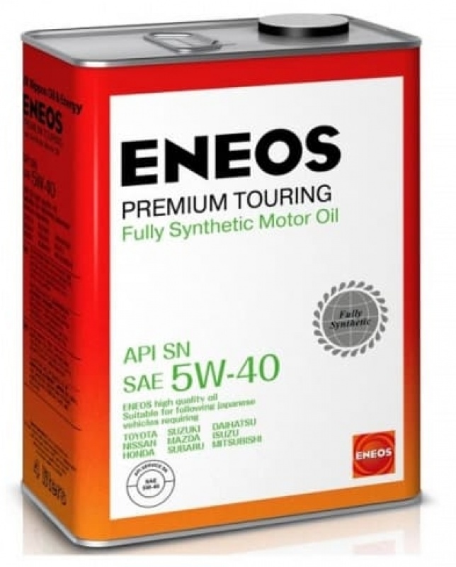 ENEOS Premium TOURING SN 5W40 синт 4л (6 в уп) 19700002