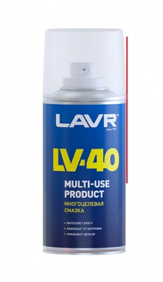 LAVR 1484 Смазка универсальная LV-40 210мл (12 в уп) 01600026