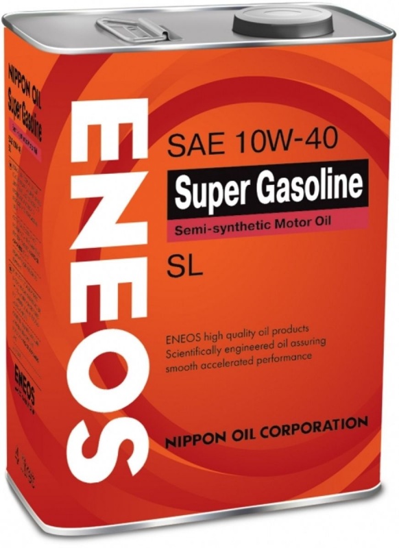 ENEOS SUPER GASOLINE 10W40 п/синт 4л (6 в уп) 19700004