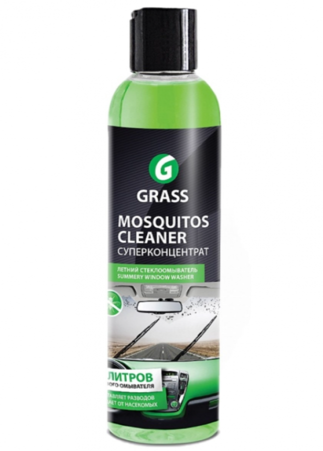 GRASS Летний стеклоомыватель в бачок (суперконцентрат) Mosquitos Cleaner 250мл (110104) (30 в уп) 02000003