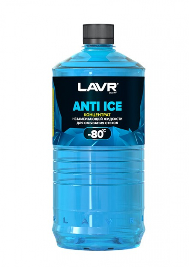 LAVR 1324 Концентрат незамерзающей жидкости для омывания стекол -80С 1л (12 в уп) (12 в уп) 01600239