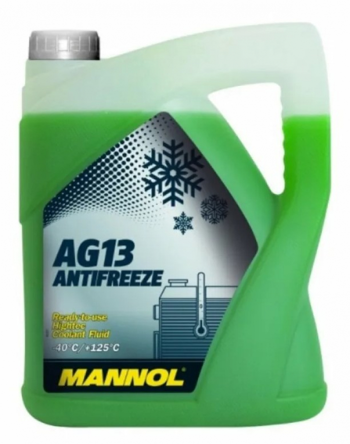 MANNOL Антифриз/Antifreeze AG13 (-40*C) Hightec зеленый 5л (4 в уп) 05400432