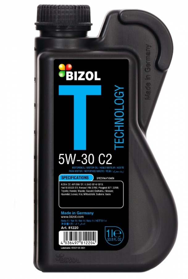 BIZOL Technology 5W30 C2 HC-синт 1л (12 в уп) /81220/ 06600006