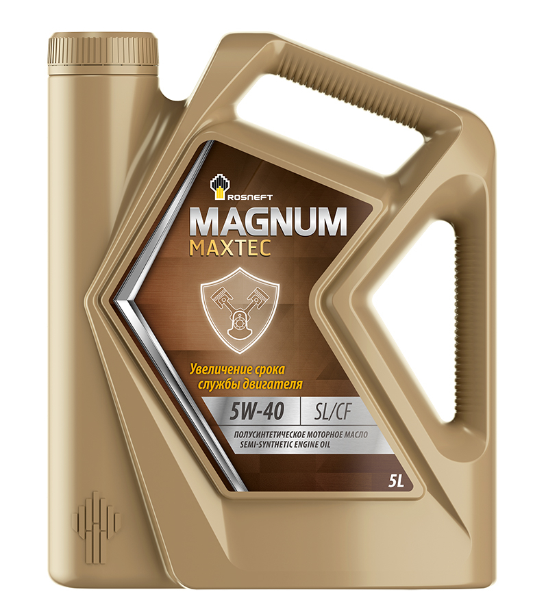 Роснефть Magnum Maxtec 5W40 п/синт 5л (4 в уп) 02900038