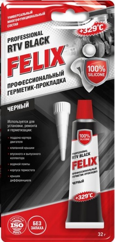 FELIX Герметик-прокладка (черный) 32г (12 в уп) 04900108