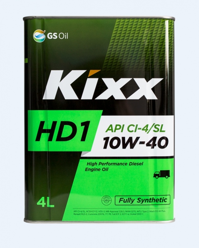 KIXX HD1 CI-4 10W40 синт 4л (4 в уп) 21900013