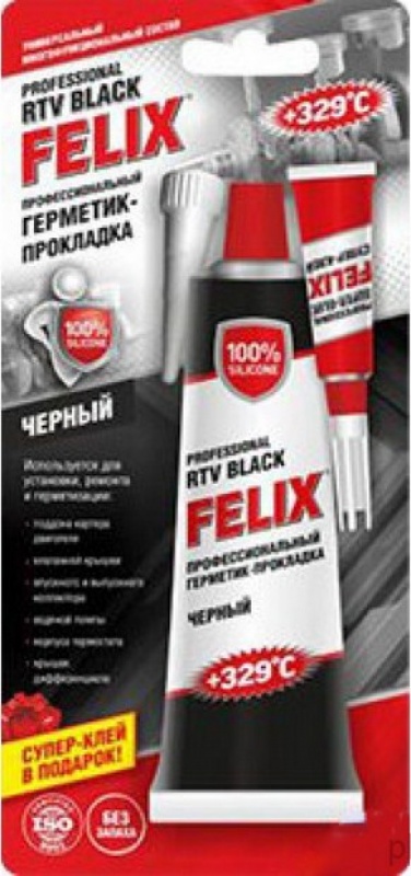 FELIX Герметик-прокладка (черный) 85г (12 в уп) 04900111