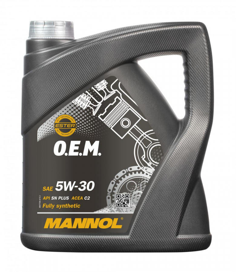 MANNOL OEM for TOYOTA LEXUS 5W30 синтетика 4л. металл 03400171