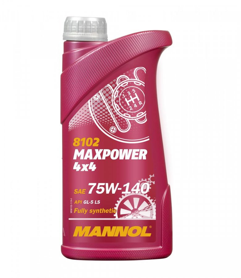 MANNOL GL-5 Maxpower 4*4 75W140 LS синт 1л (8102) (20 уп) 03400148